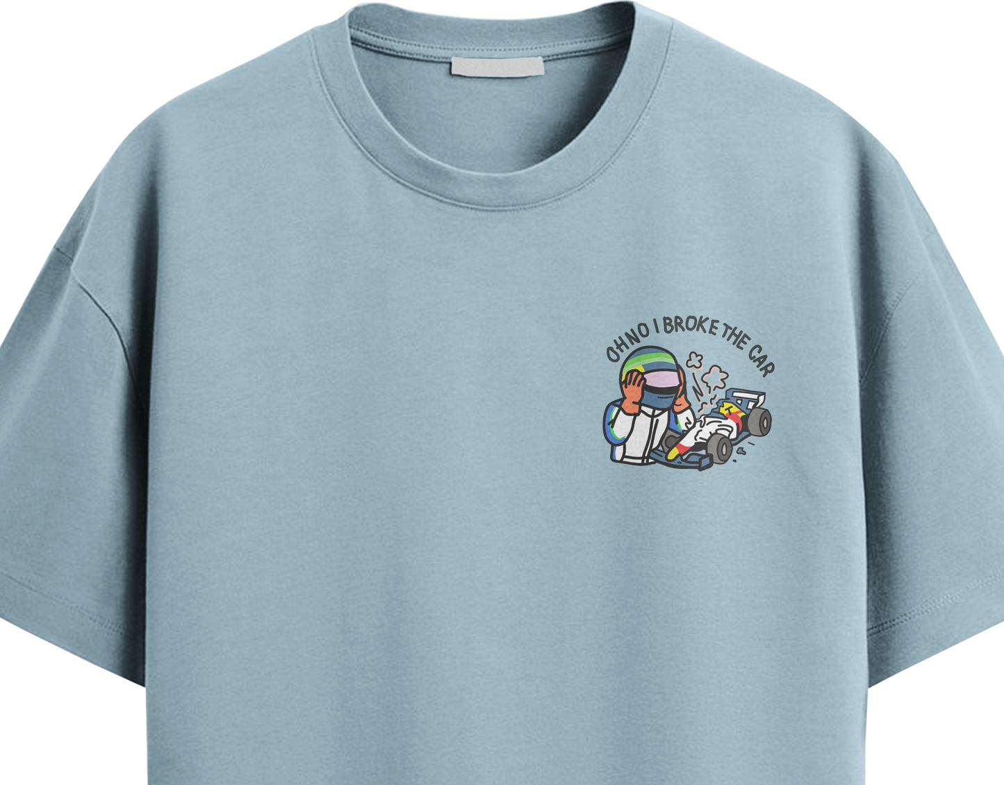 F1 Tshirt Isack Hadjar I Destroyed the Car Funny