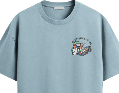 F1 Tshirt Isack Hadjar I Destroyed the Car Funny